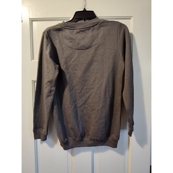 Rolling Stones Sweatshirt Adult Small Gray Logo Winter Snow Theme Sweater - Picture 8 of 15
